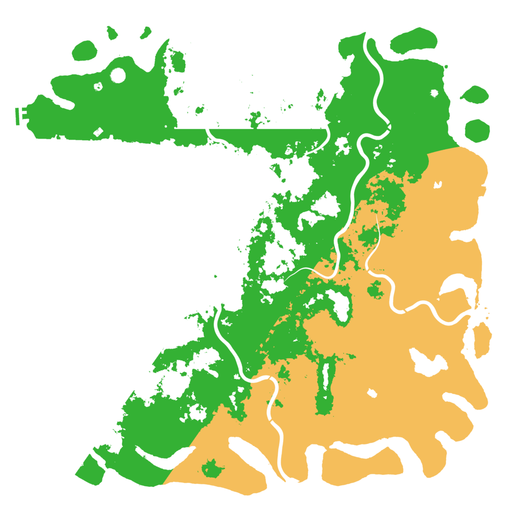 Biome Rust Map: Procedural Map, Size: 6000, Seed: 184180