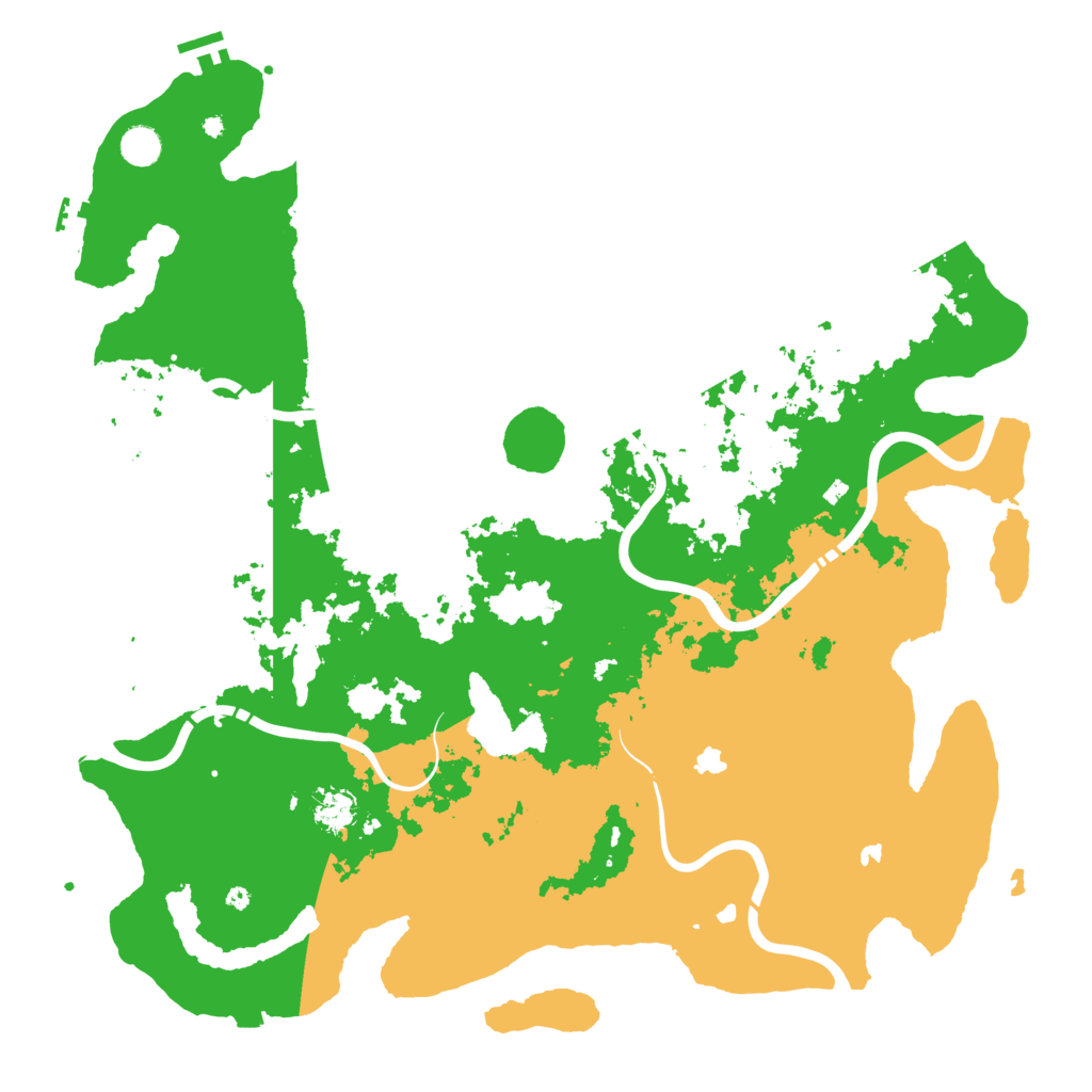 Biome Rust Map: Procedural Map, Size: 4750, Seed: 41526