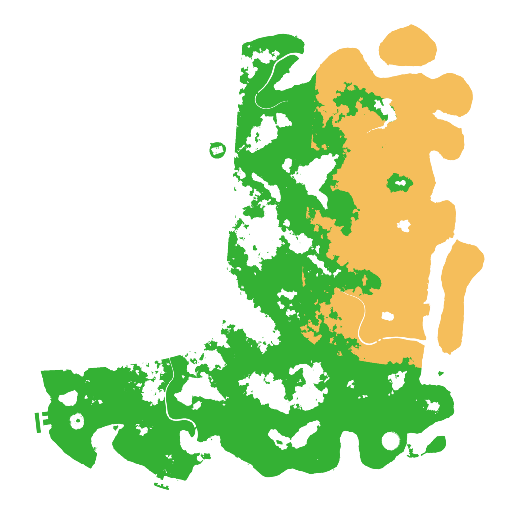 Biome Rust Map: Procedural Map, Size: 5000, Seed: 9271