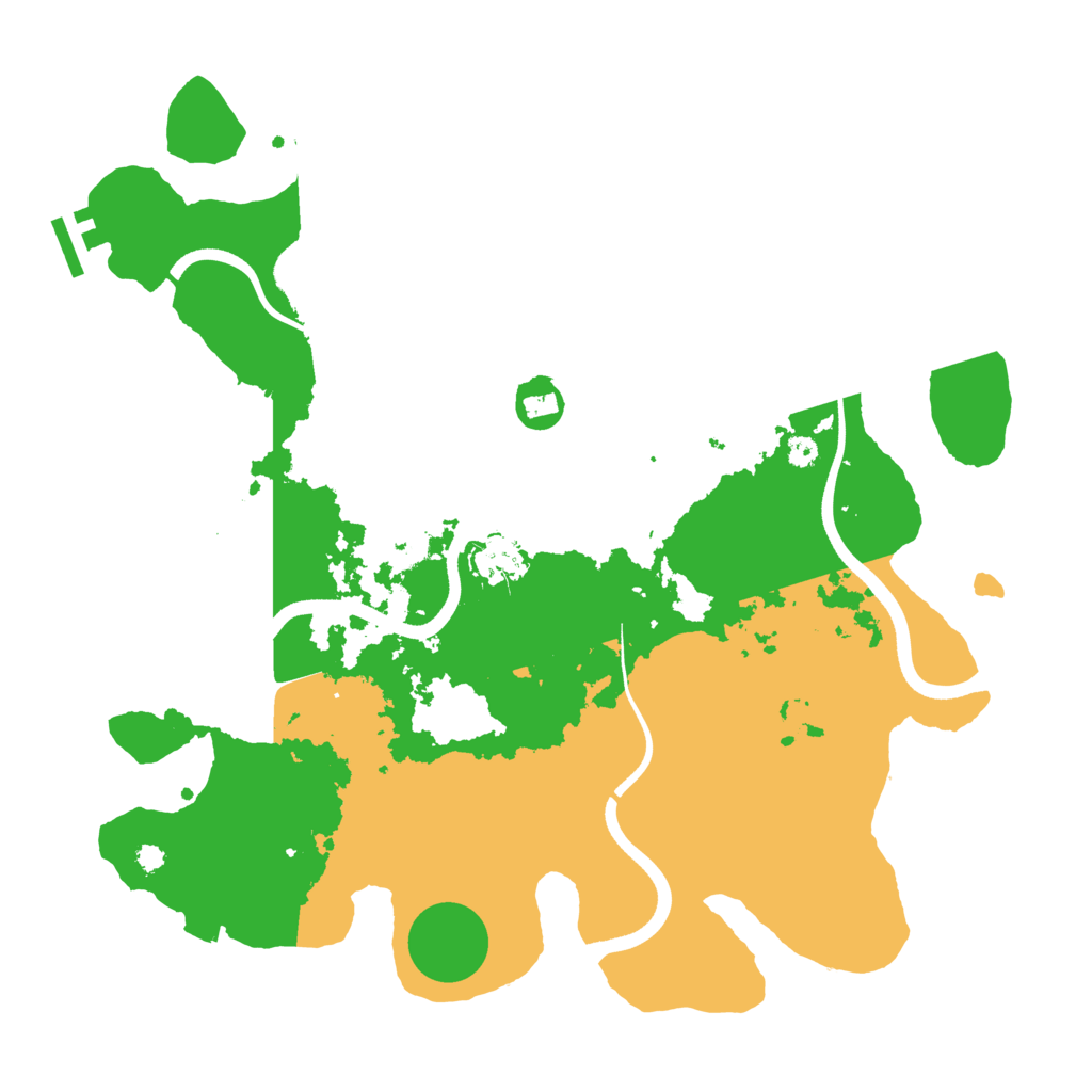 Biome Rust Map: Procedural Map, Size: 3600, Seed: 193