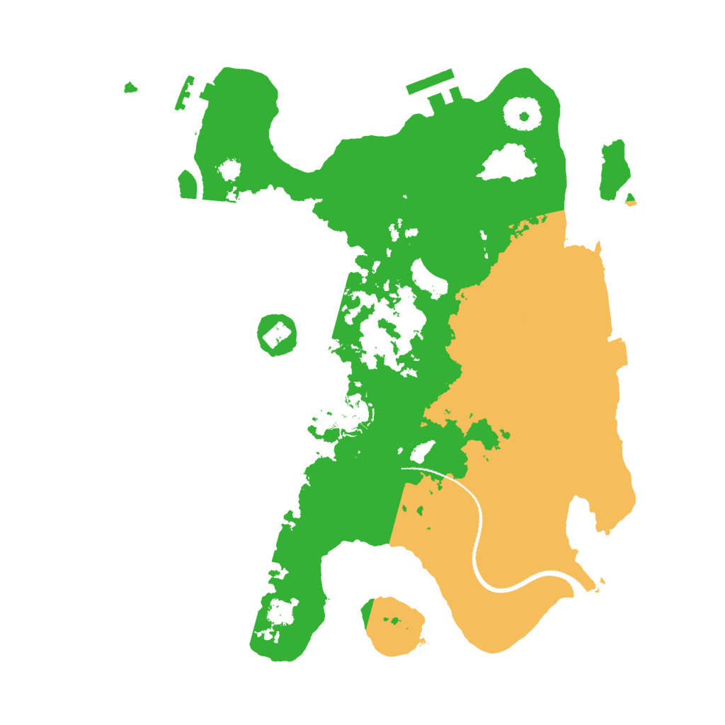 Biome Rust Map: Procedural Map, Size: 3000, Seed: 687090777