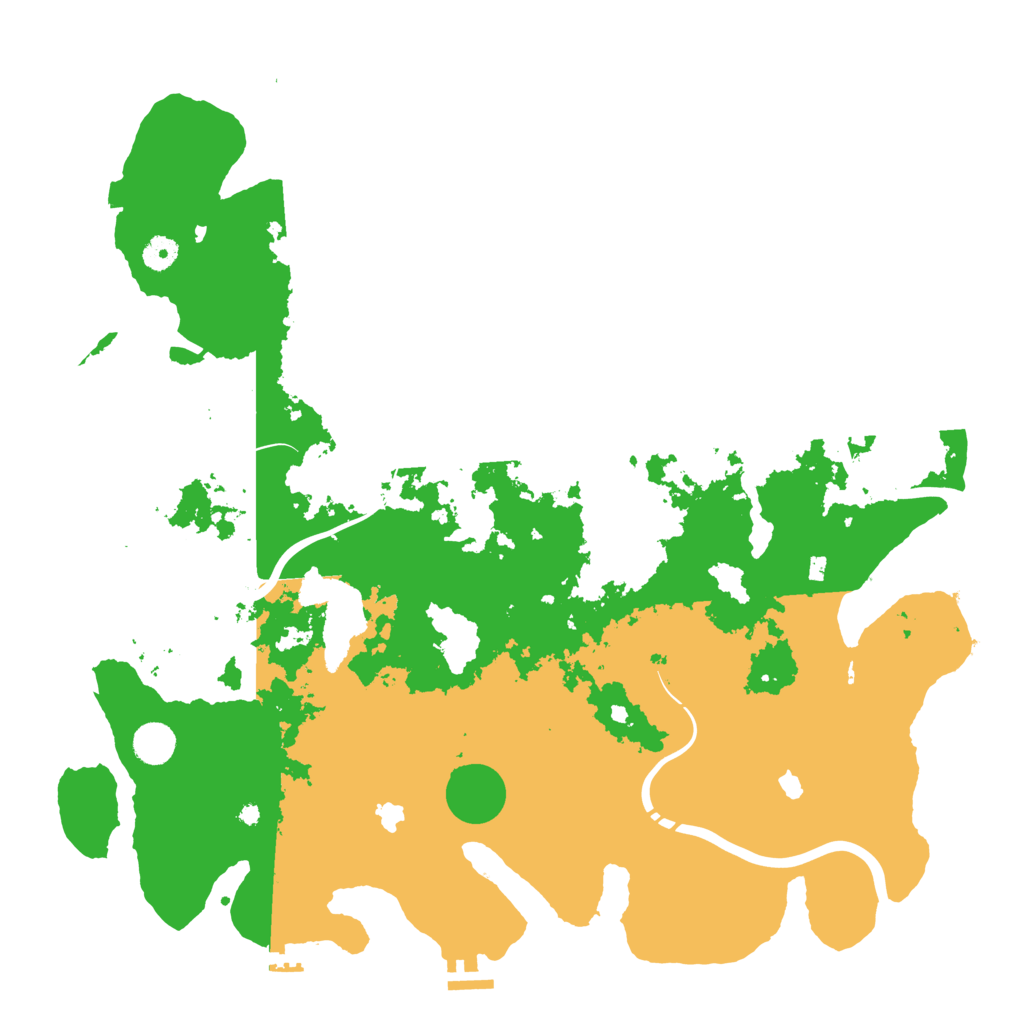 Biome Rust Map: Procedural Map, Size: 4500, Seed: 9023504