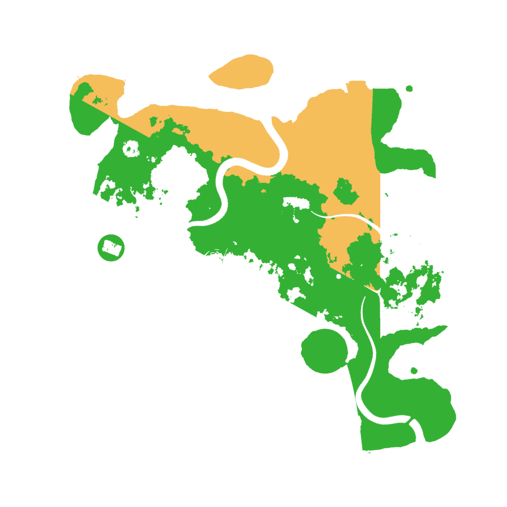 Biome Rust Map: Procedural Map, Size: 3000, Seed: 54974284