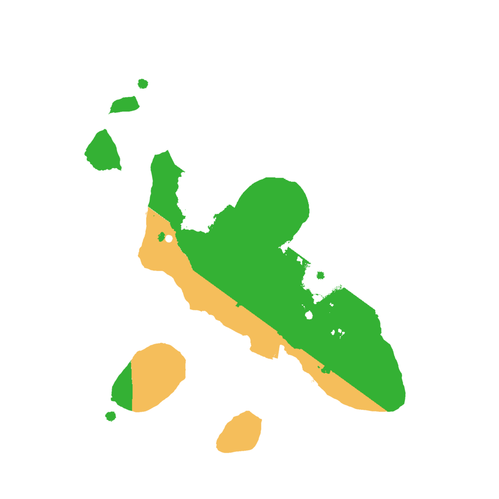 Biome Rust Map: Procedural Map, Size: 2000, Seed: 1253645607