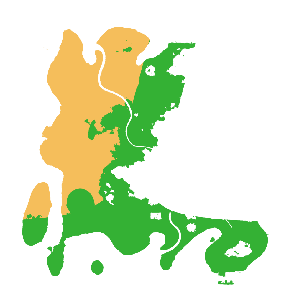 Biome Rust Map: Procedural Map, Size: 3000, Seed: 33875406