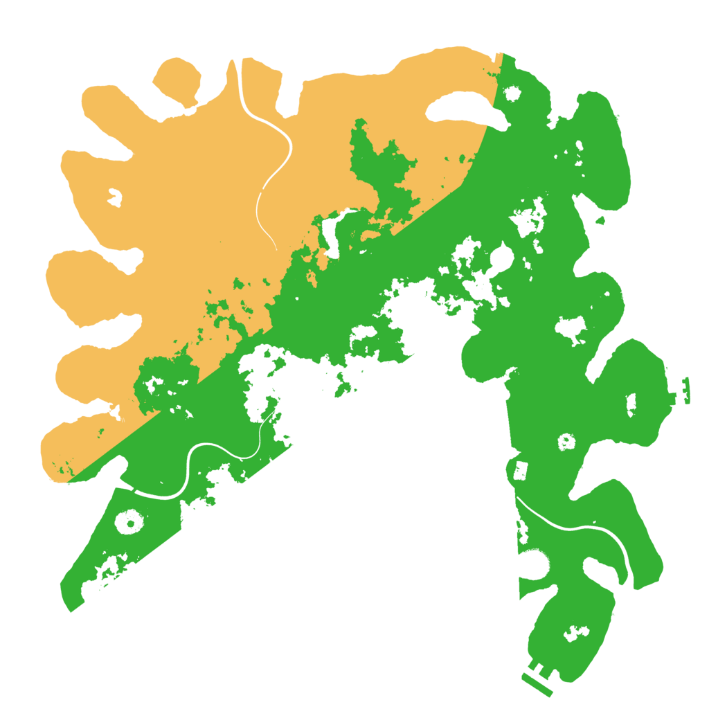 Biome Rust Map: Procedural Map, Size: 4050, Seed: 968288324