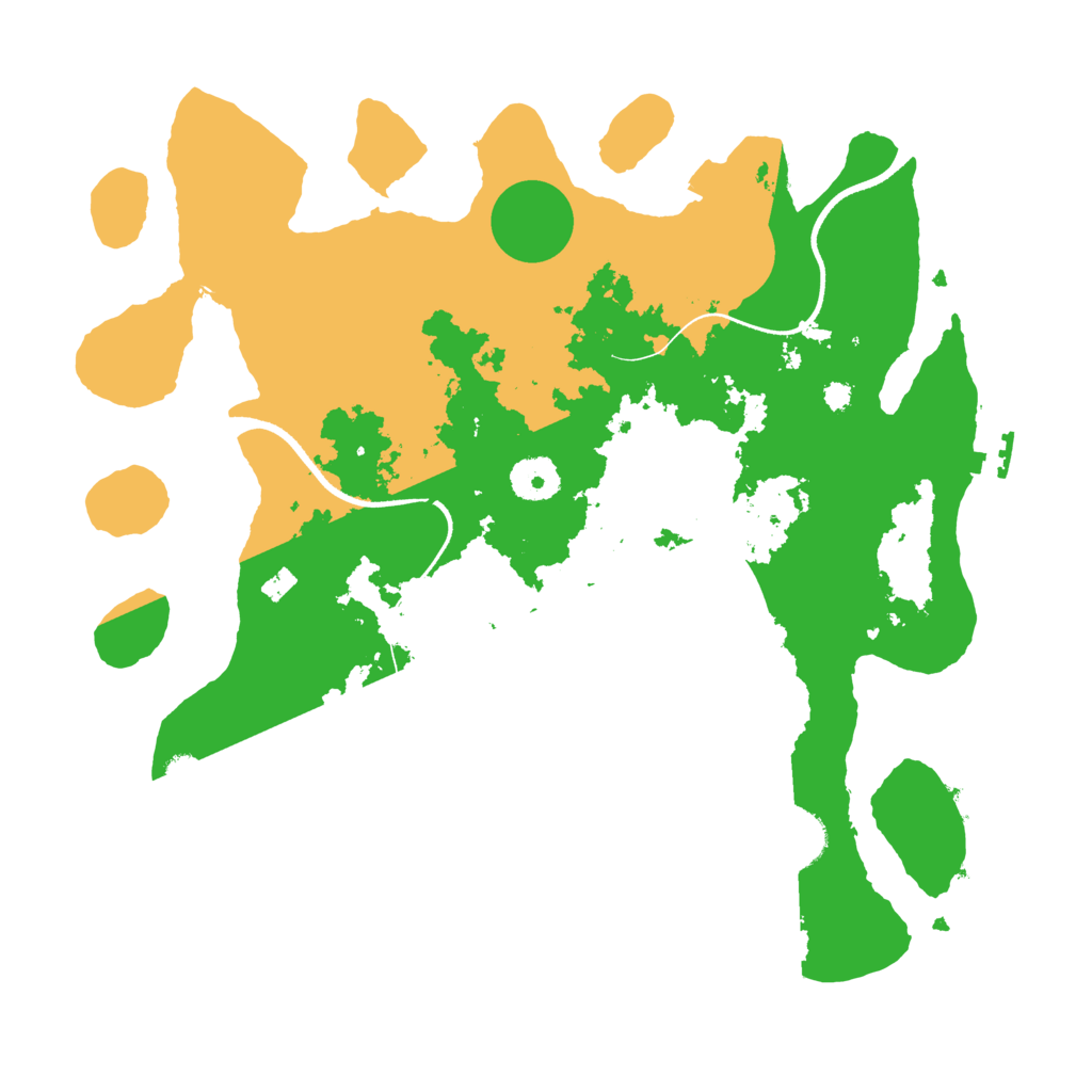 Biome Rust Map: Procedural Map, Size: 3500, Seed: 783909104