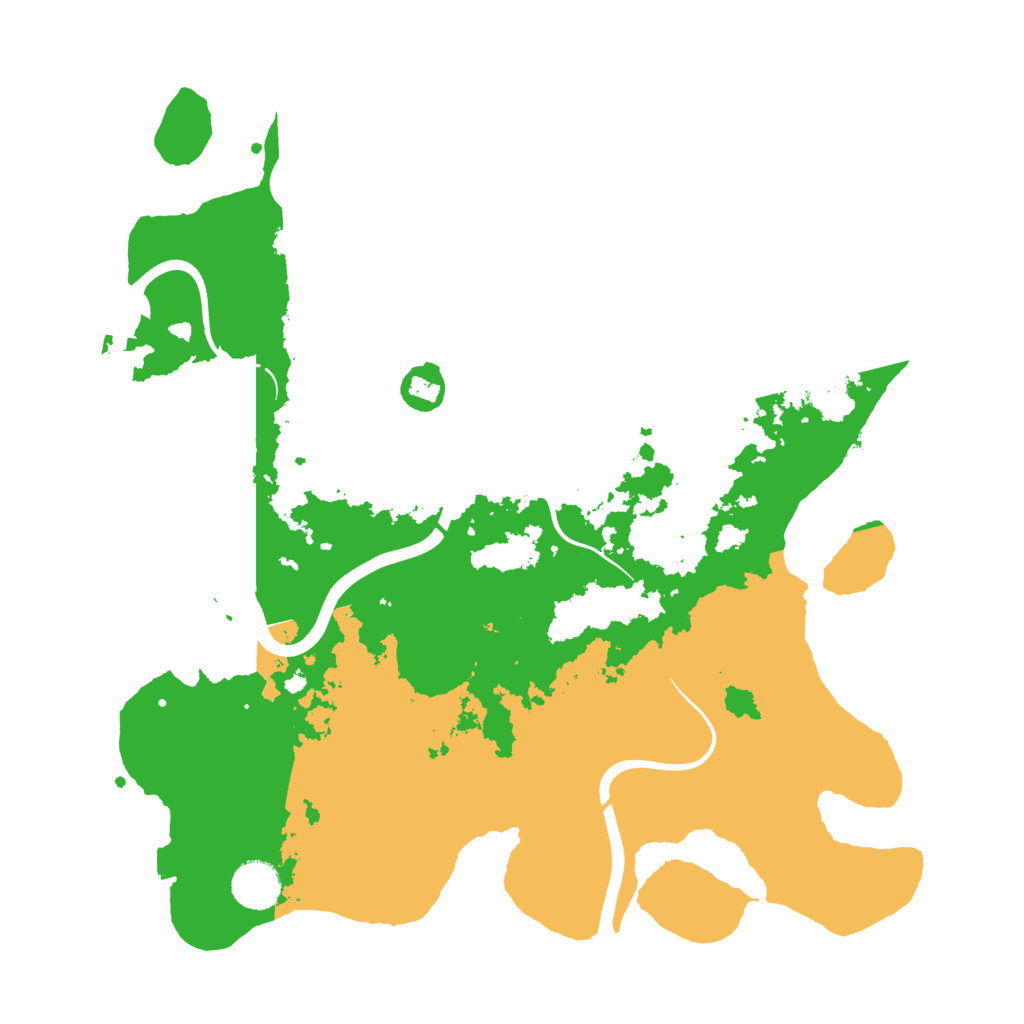Biome Rust Map: Procedural Map, Size: 3750, Seed: 1993
