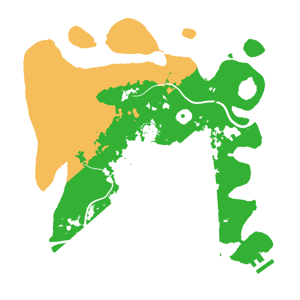 Biome Rust Map: Procedural Map, Size: 3000, Seed: 1876226253