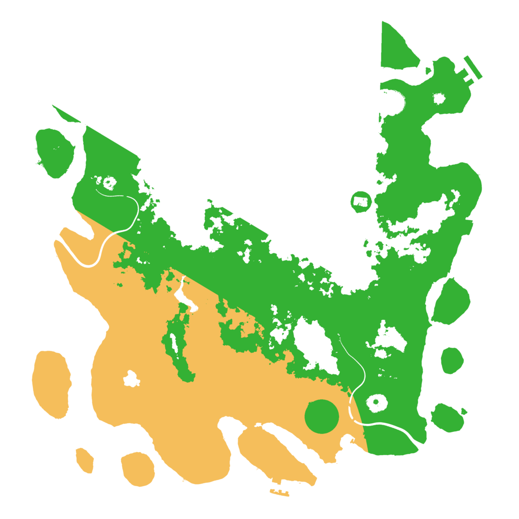 Biome Rust Map: Procedural Map, Size: 4000, Seed: 128153145