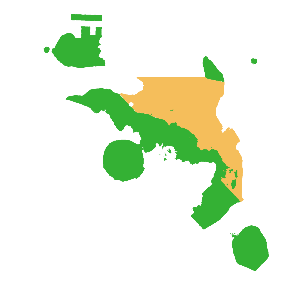 Biome Rust Map: Procedural Map, Size: 2000, Seed: 991490143