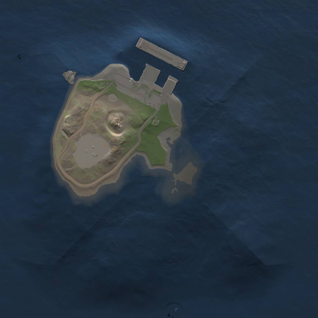 Rust Map: Procedural Map, Size: 1200, Seed: 957, 2 Monuments