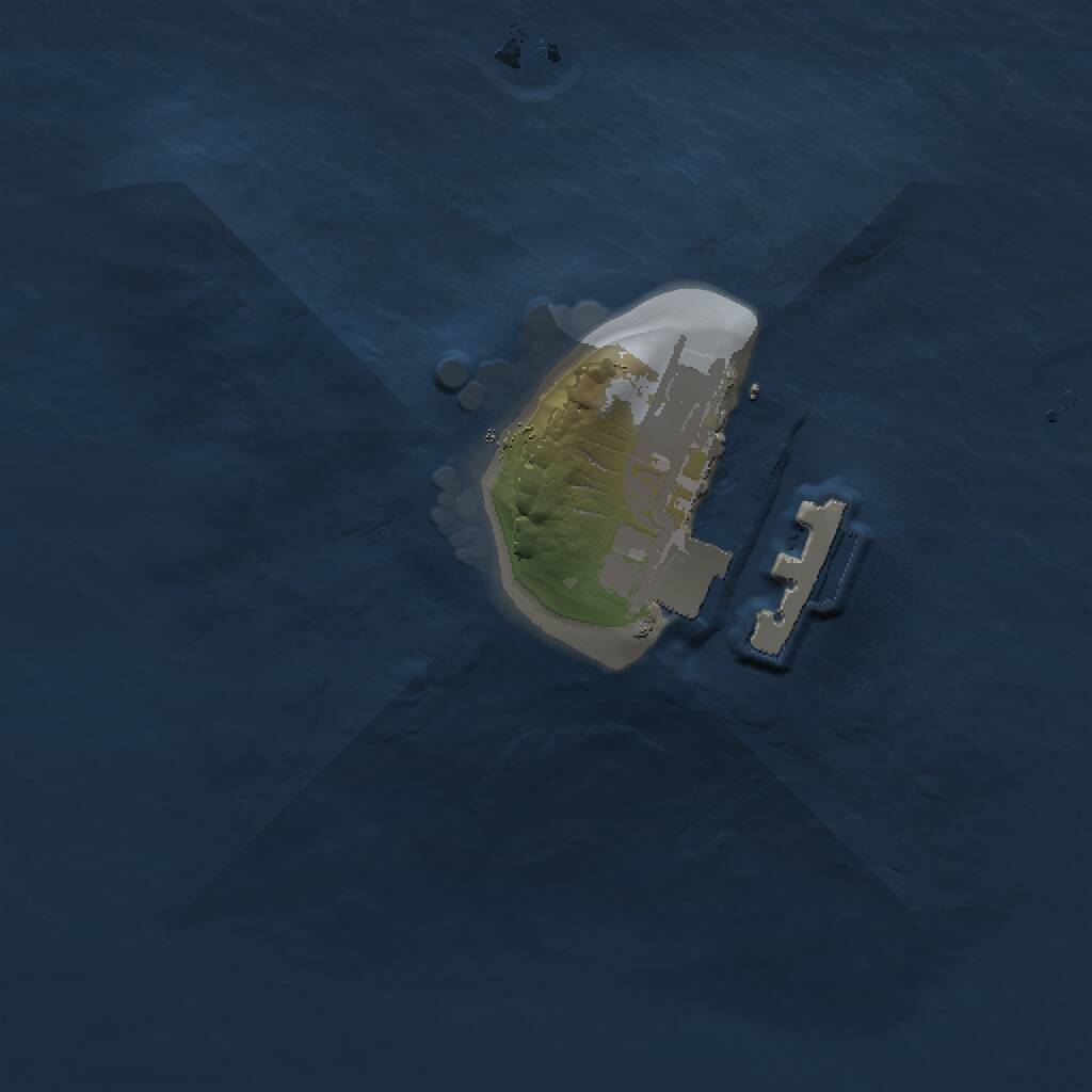 Rust Map: Procedural Map, Size: 1000, Seed: 2563, 2 Monuments