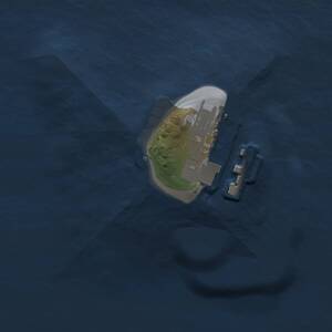 Thumbnail Rust Map: Procedural Map, Size: 1000, Seed: 2563, 2 Monuments