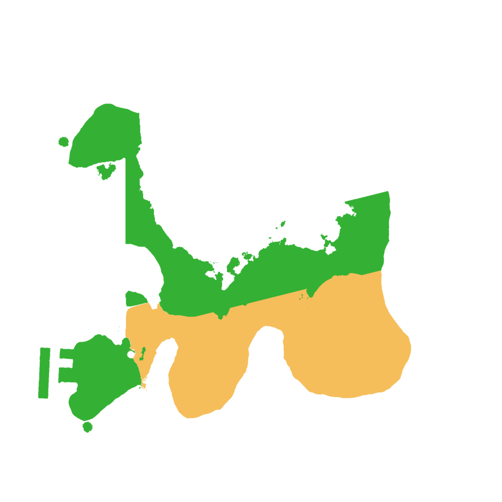 Biome Rust Map: Procedural Map, Size: 2000, Seed: 2044551510