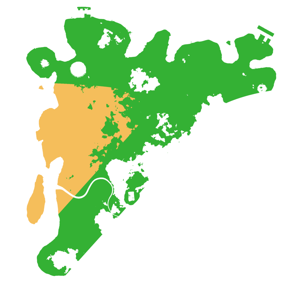 Biome Rust Map: Procedural Map, Size: 3500, Seed: 216127750