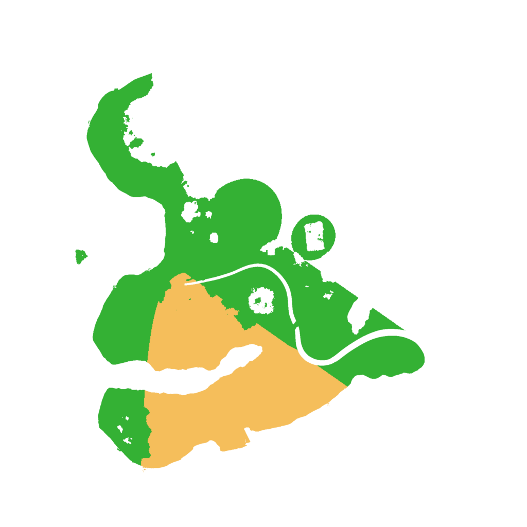 Biome Rust Map: Procedural Map, Size: 2000, Seed: 101657461