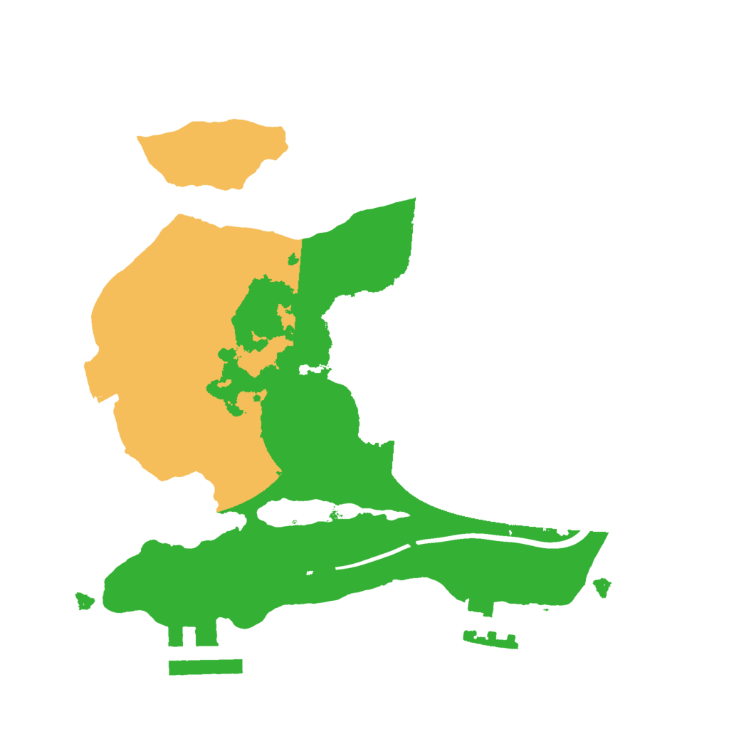 Biome Rust Map: Procedural Map, Size: 2000, Seed: 311579009
