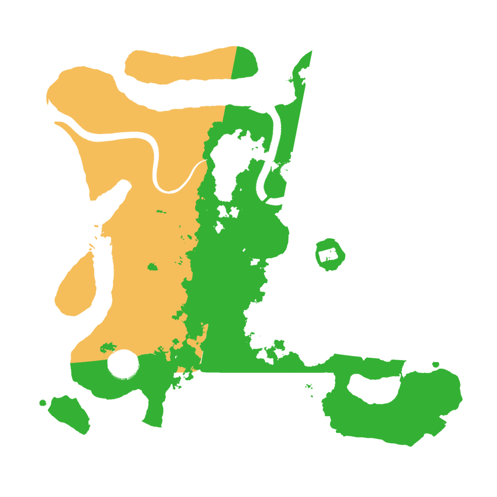 Biome Rust Map: Procedural Map, Size: 3000, Seed: 300225192