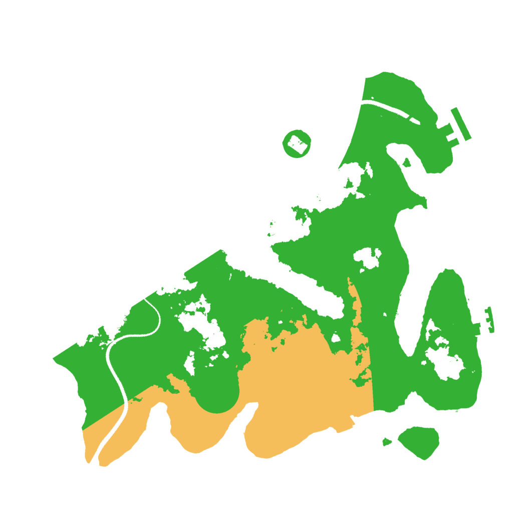 Biome Rust Map: Procedural Map, Size: 3000, Seed: 829416955