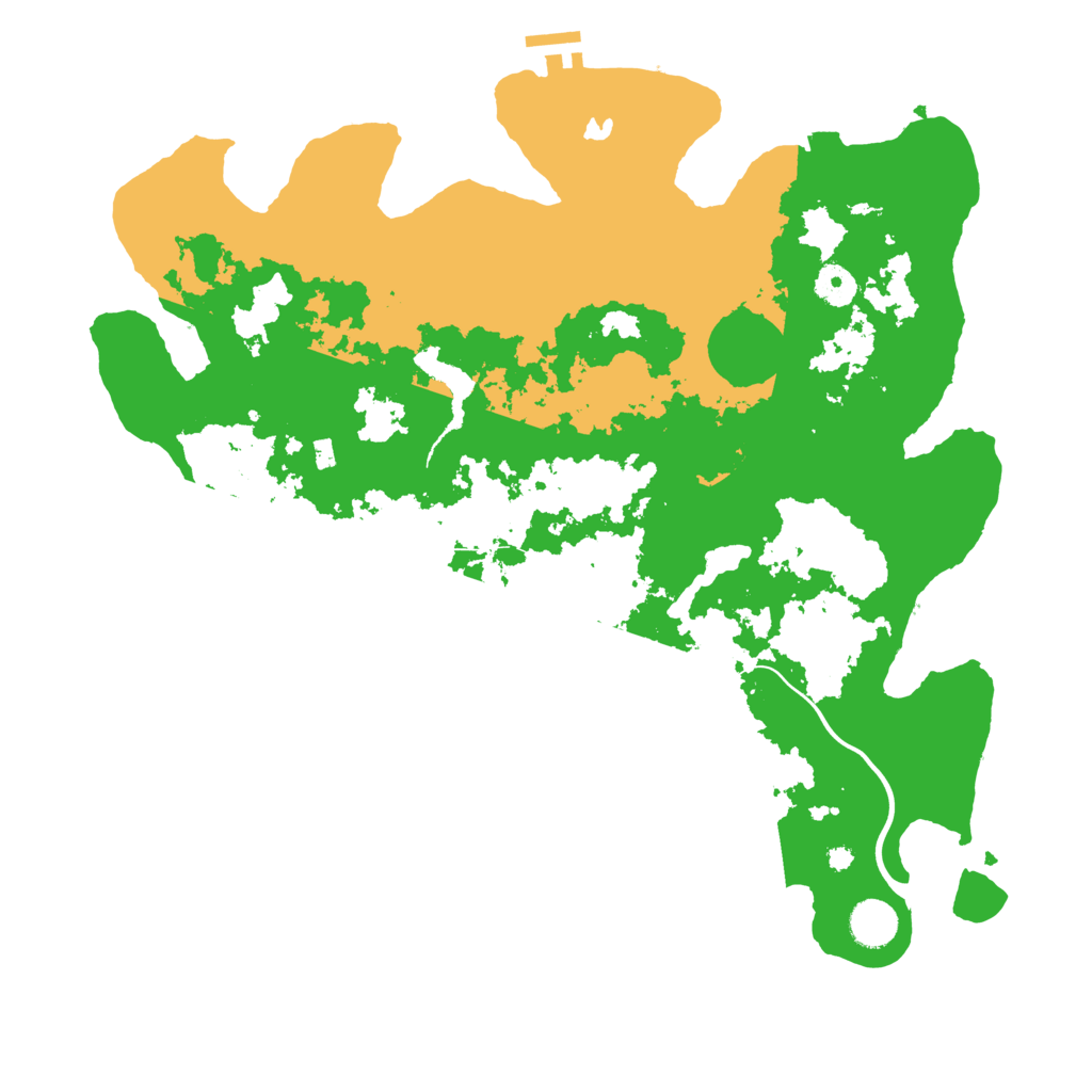 Biome Rust Map: Procedural Map, Size: 4000, Seed: 89317954