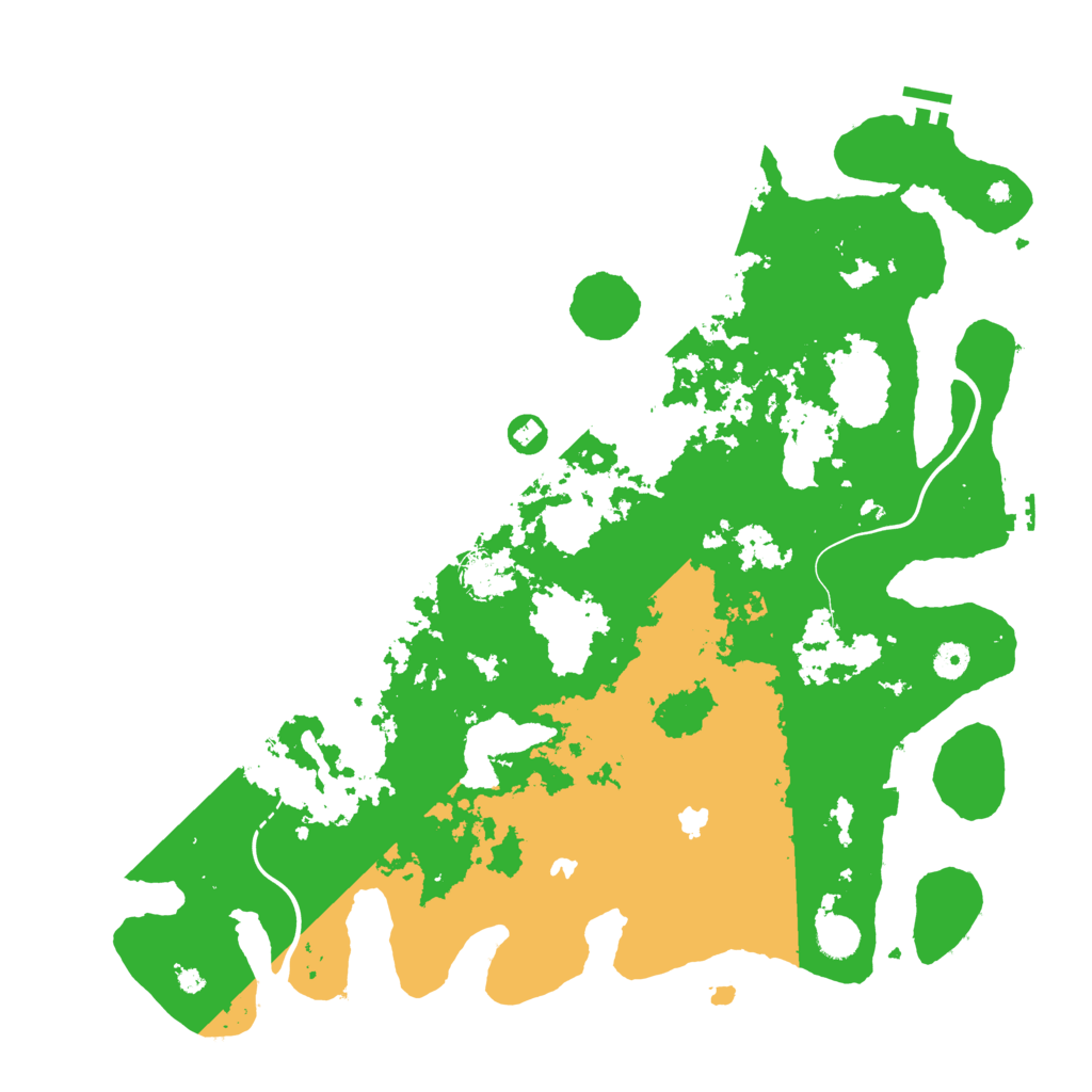 Biome Rust Map: Procedural Map, Size: 4500, Seed: 123962169