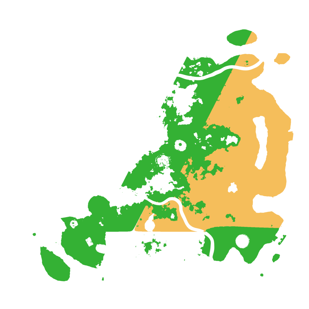 Biome Rust Map: Procedural Map, Size: 4000, Seed: 64168412