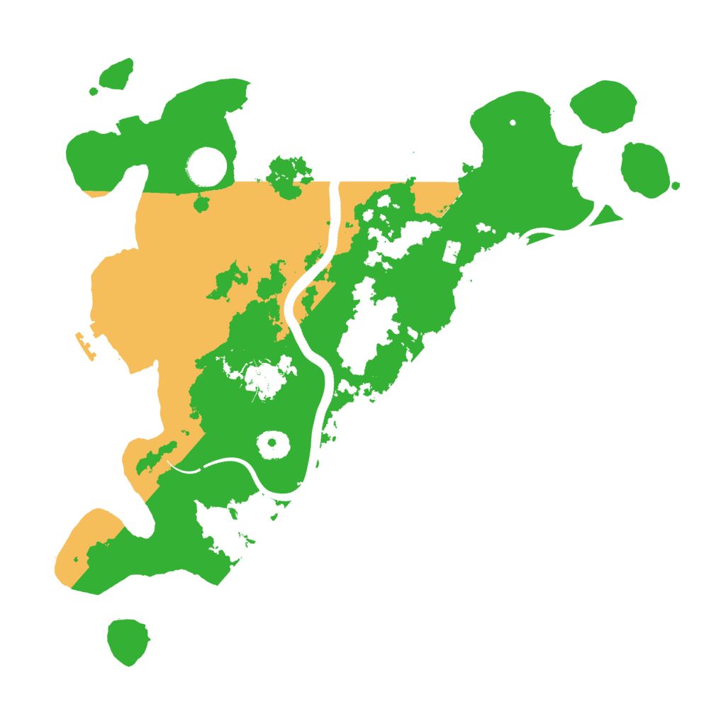 Biome Rust Map: Procedural Map, Size: 3500, Seed: 310958700