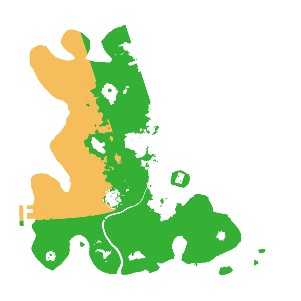 Biome Rust Map: Procedural Map, Size: 3000, Seed: 1074243922