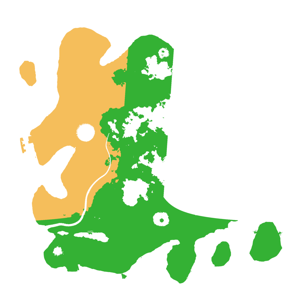 Biome Rust Map: Procedural Map, Size: 3000, Seed: 1326