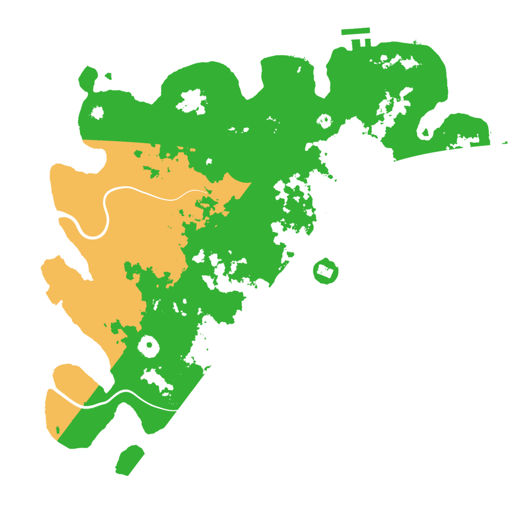 Biome Rust Map: Procedural Map, Size: 3665, Seed: 39562