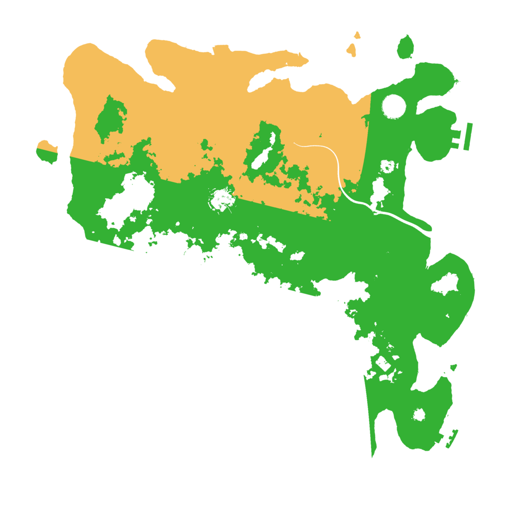 Biome Rust Map: Procedural Map, Size: 3750, Seed: 17118157