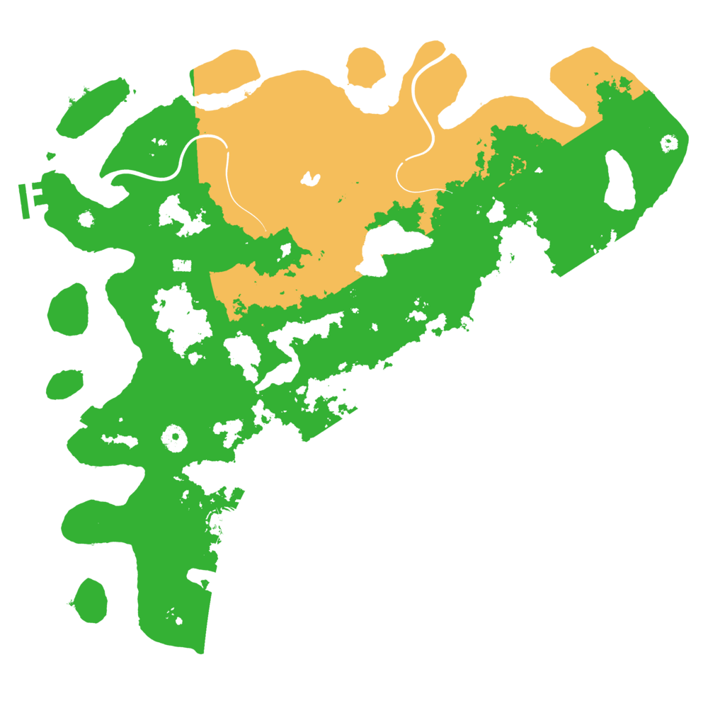 Biome Rust Map: Procedural Map, Size: 4200, Seed: 1987743