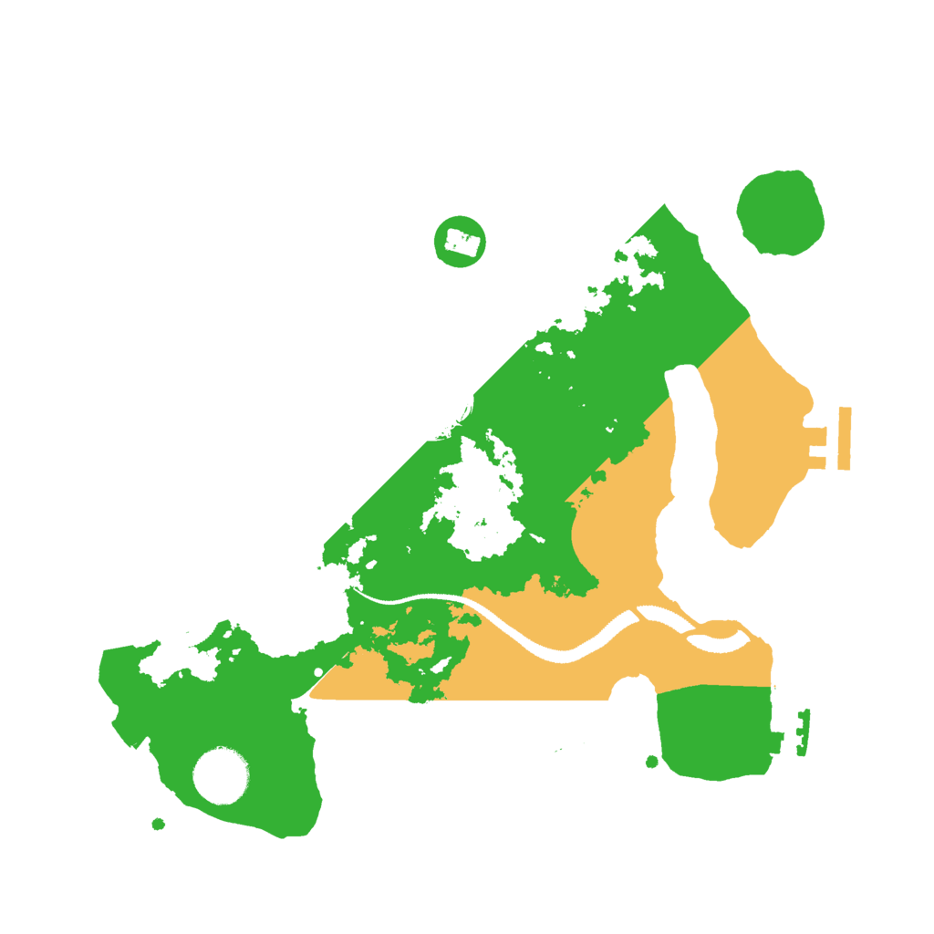 Biome Rust Map: Procedural Map, Size: 3000, Seed: 512054926