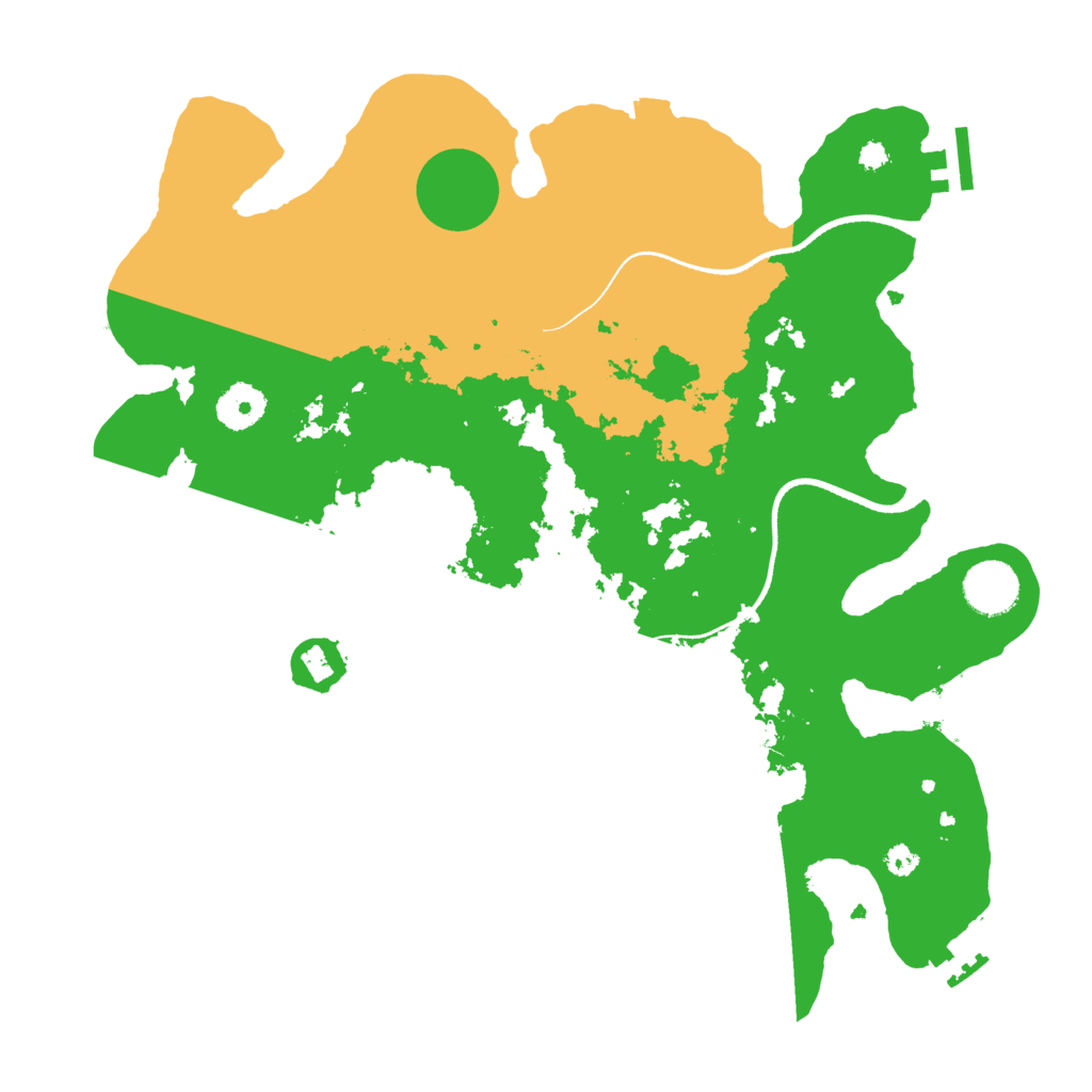 Biome Rust Map: Procedural Map, Size: 3500, Seed: 809870793