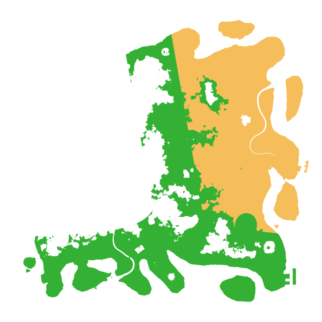 Biome Rust Map: Procedural Map, Size: 4000, Seed: 1222266279