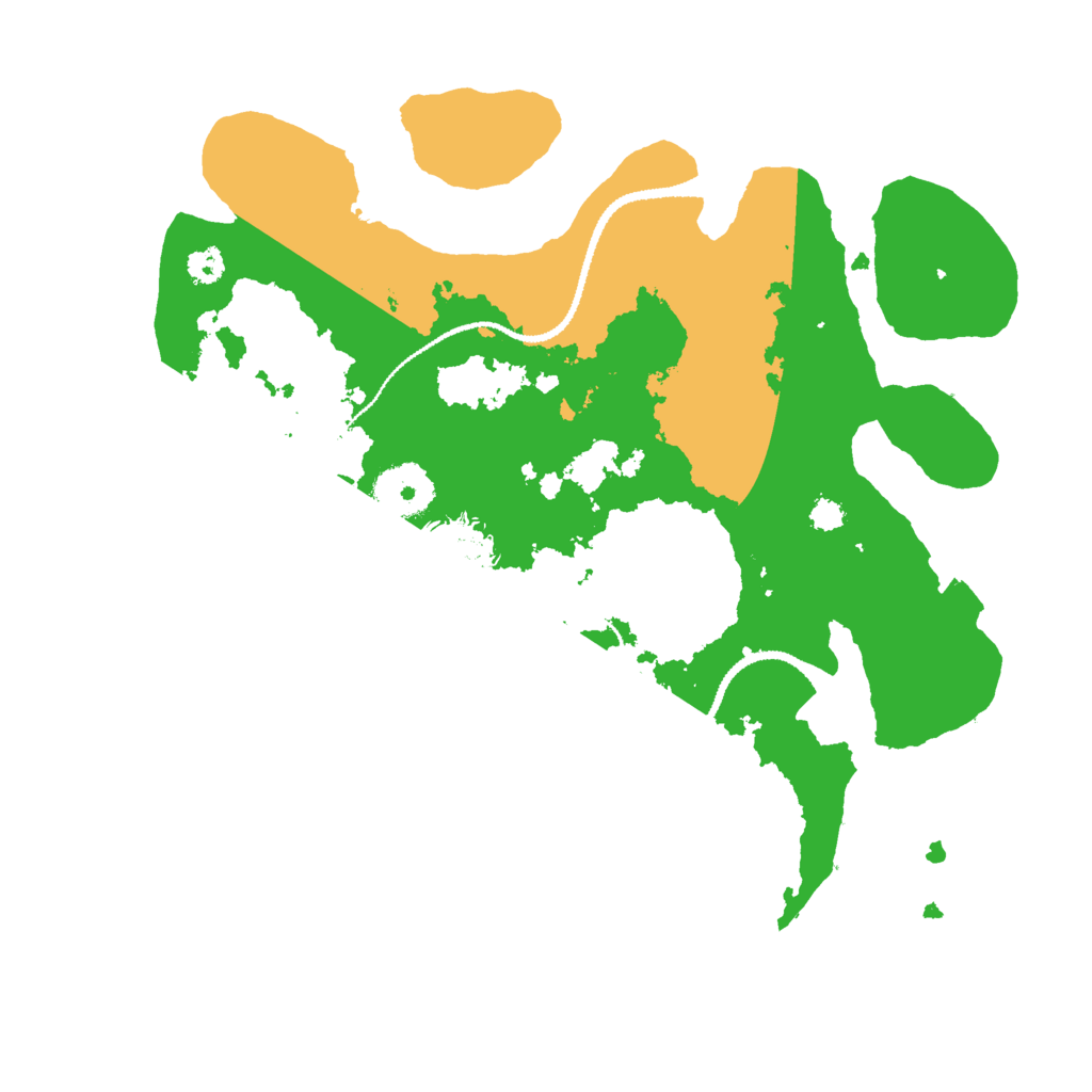 Biome Rust Map: Procedural Map, Size: 3000, Seed: 894059671