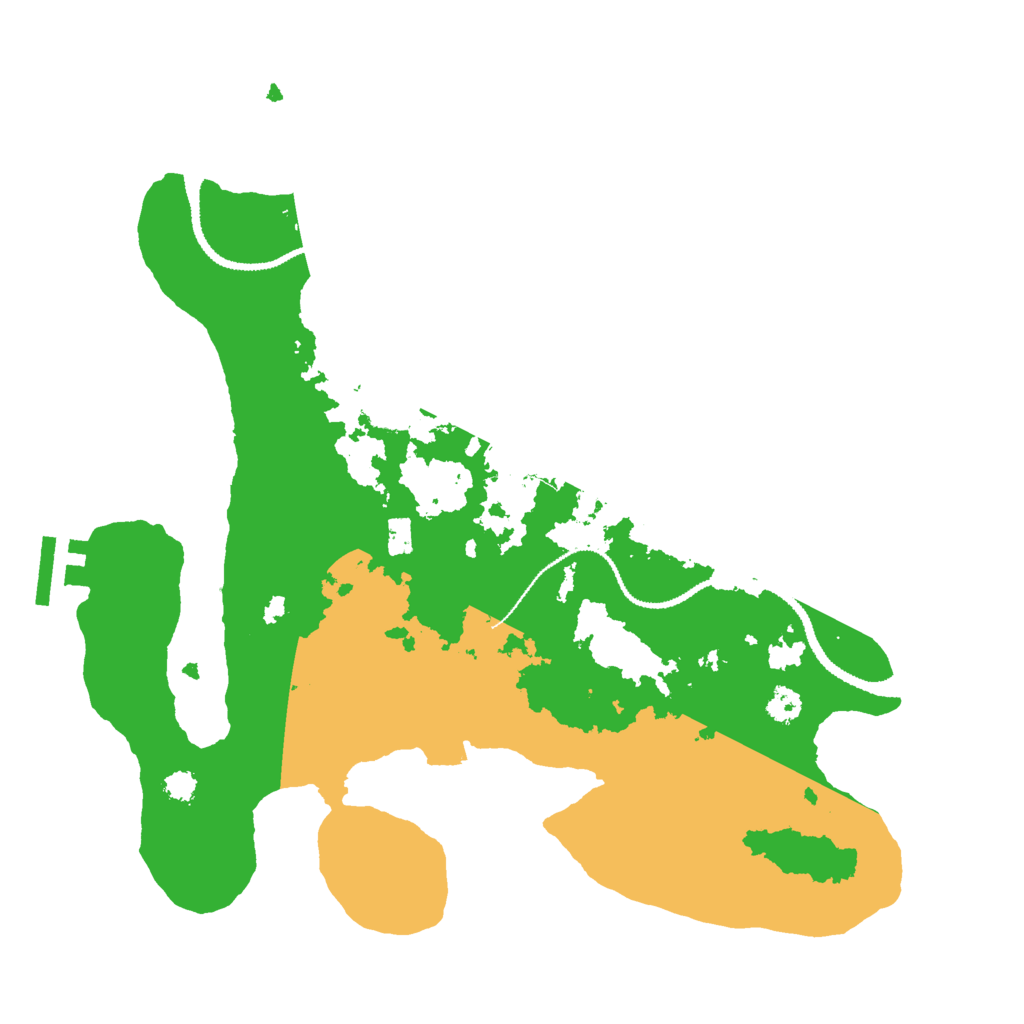 Biome Rust Map: Procedural Map, Size: 3000, Seed: 978453823