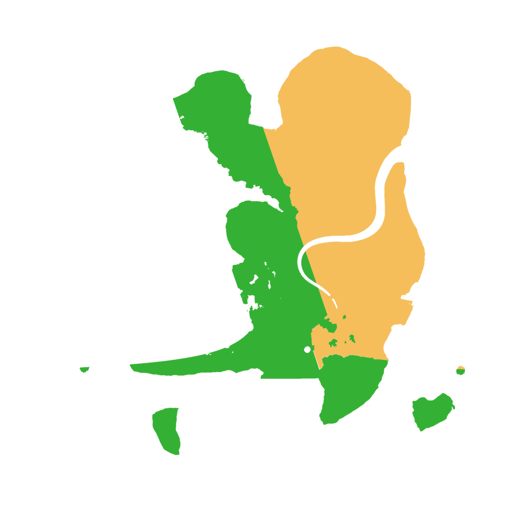 Biome Rust Map: Procedural Map, Size: 2303, Seed: 2303