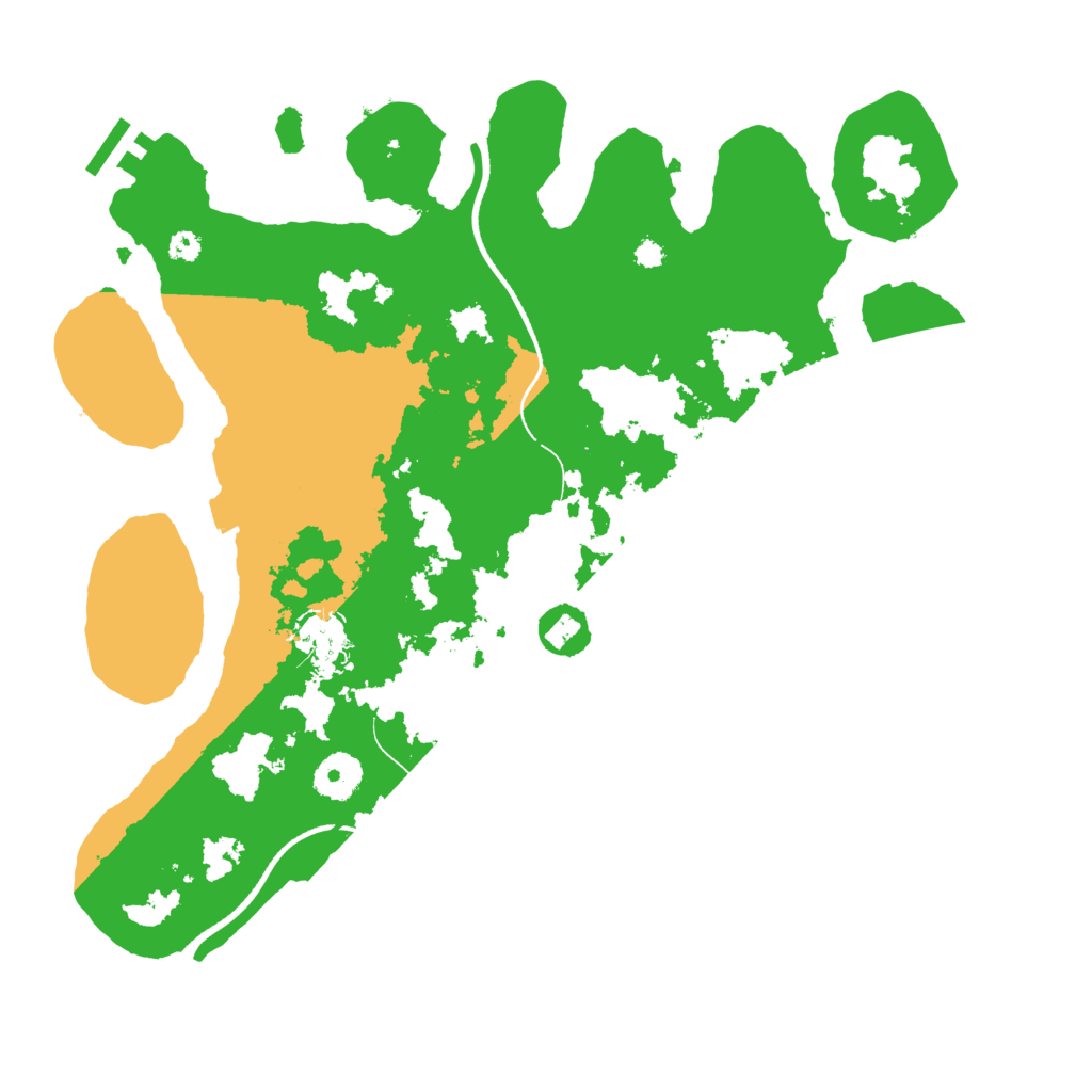 Biome Rust Map: Procedural Map, Size: 3500, Seed: 8562153