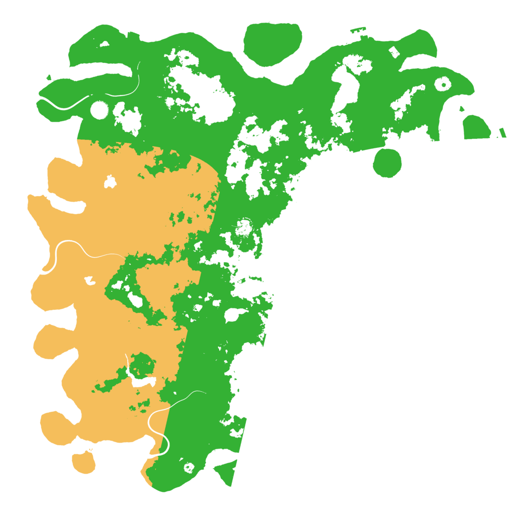 Biome Rust Map: Procedural Map, Size: 5000, Seed: 31313113
