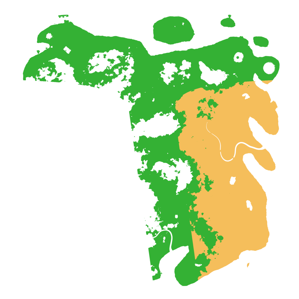 Biome Rust Map: Procedural Map, Size: 4500, Seed: 11914