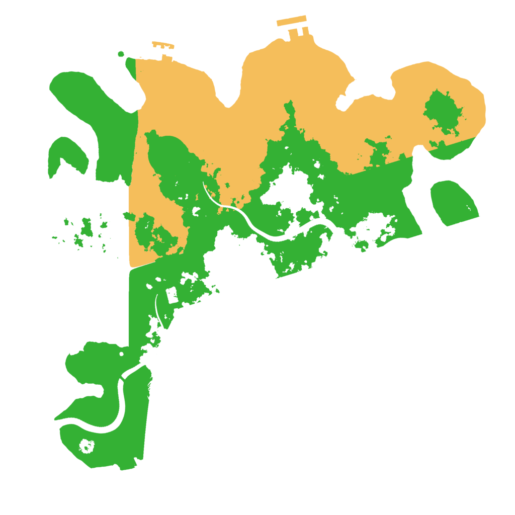 Biome Rust Map: Procedural Map, Size: 3501, Seed: 1526468581