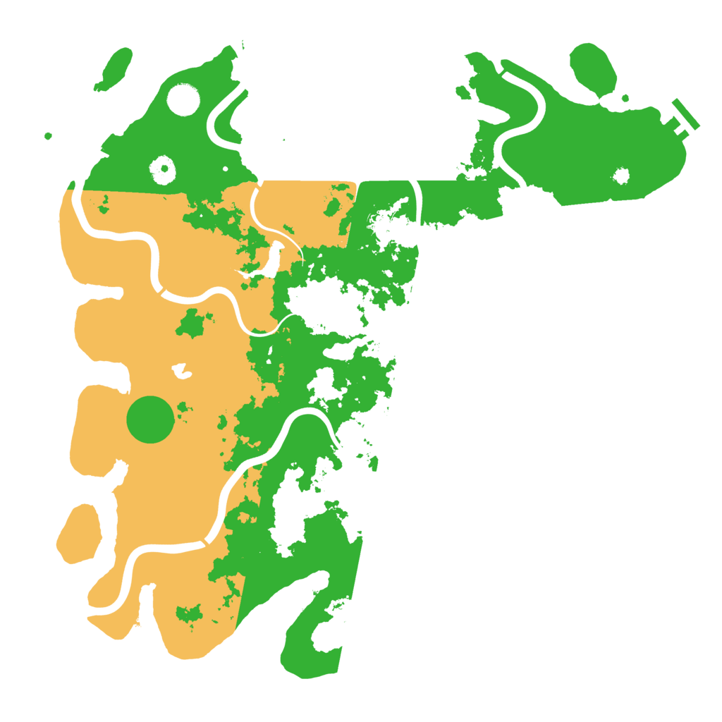 Biome Rust Map: Procedural Map, Size: 4000, Seed: 1043776077