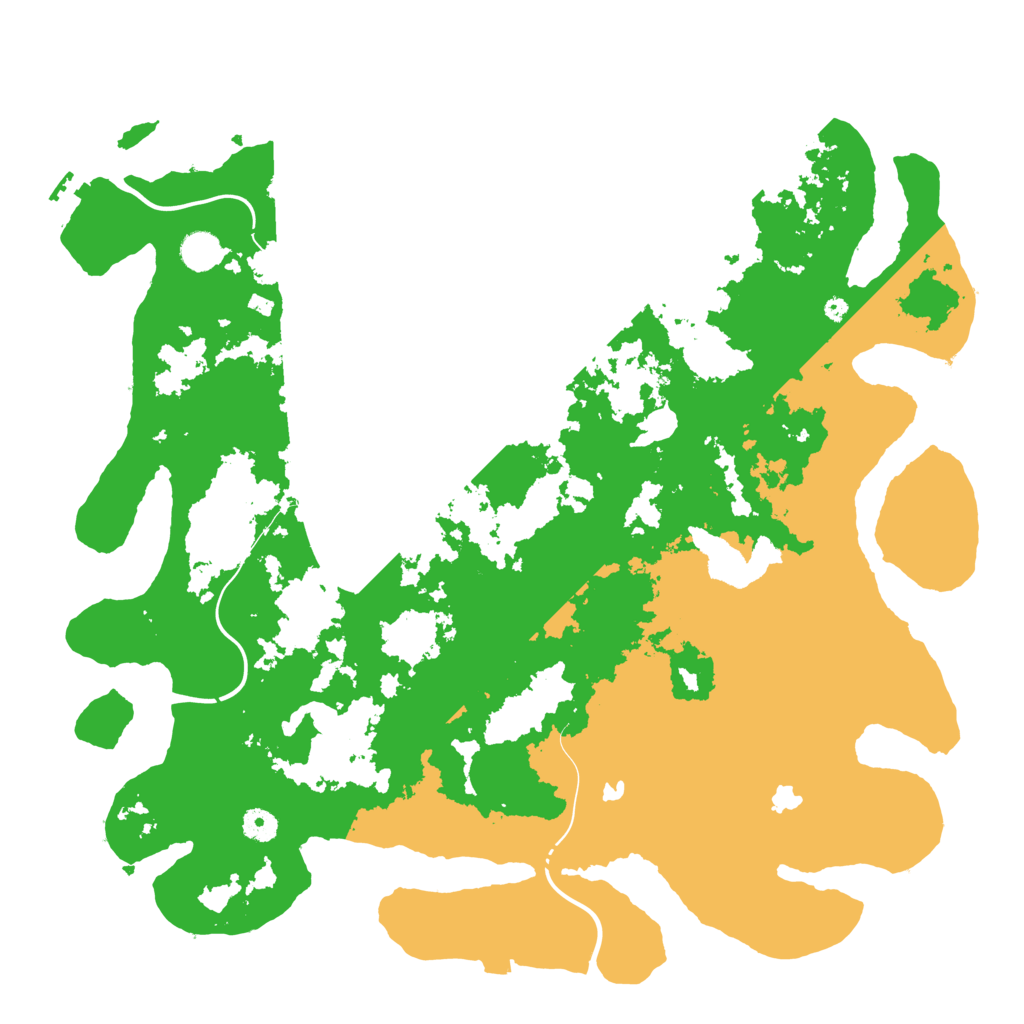 Biome Rust Map: Procedural Map, Size: 4500, Seed: 680392