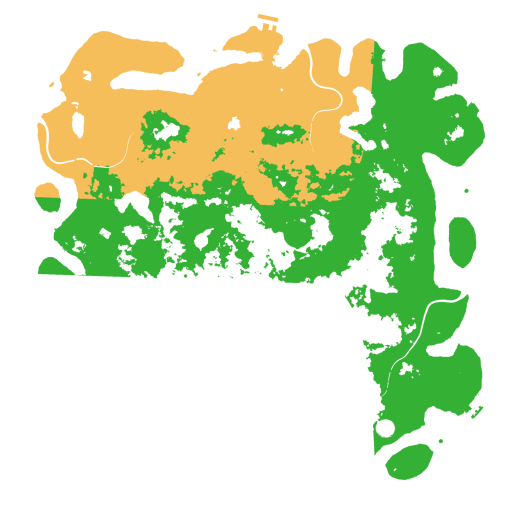 Biome Rust Map: Procedural Map, Size: 5000, Seed: 15867586