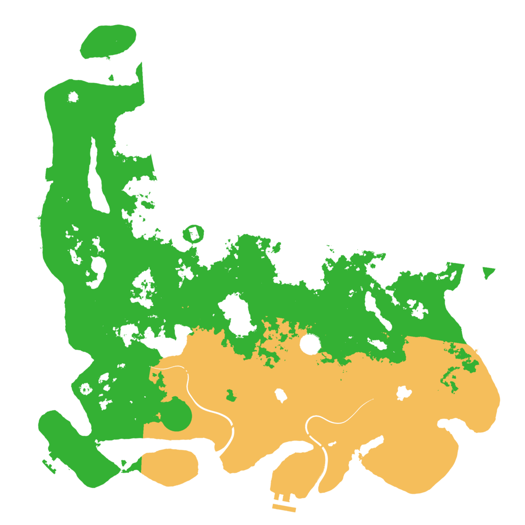 Biome Rust Map: Procedural Map, Size: 4500, Seed: 1472656595