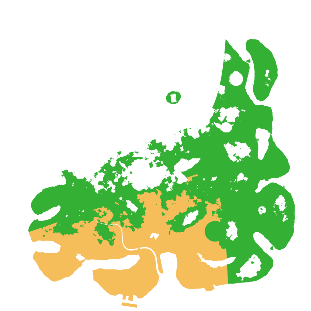 Biome Rust Map: Procedural Map, Size: 4000, Seed: 2022526191