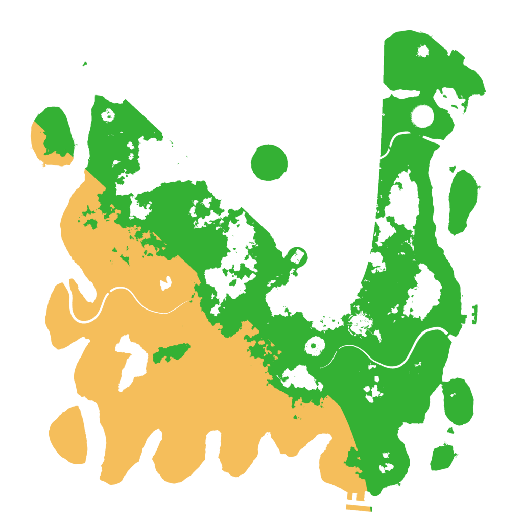 Biome Rust Map: Procedural Map, Size: 4050, Seed: 282976999