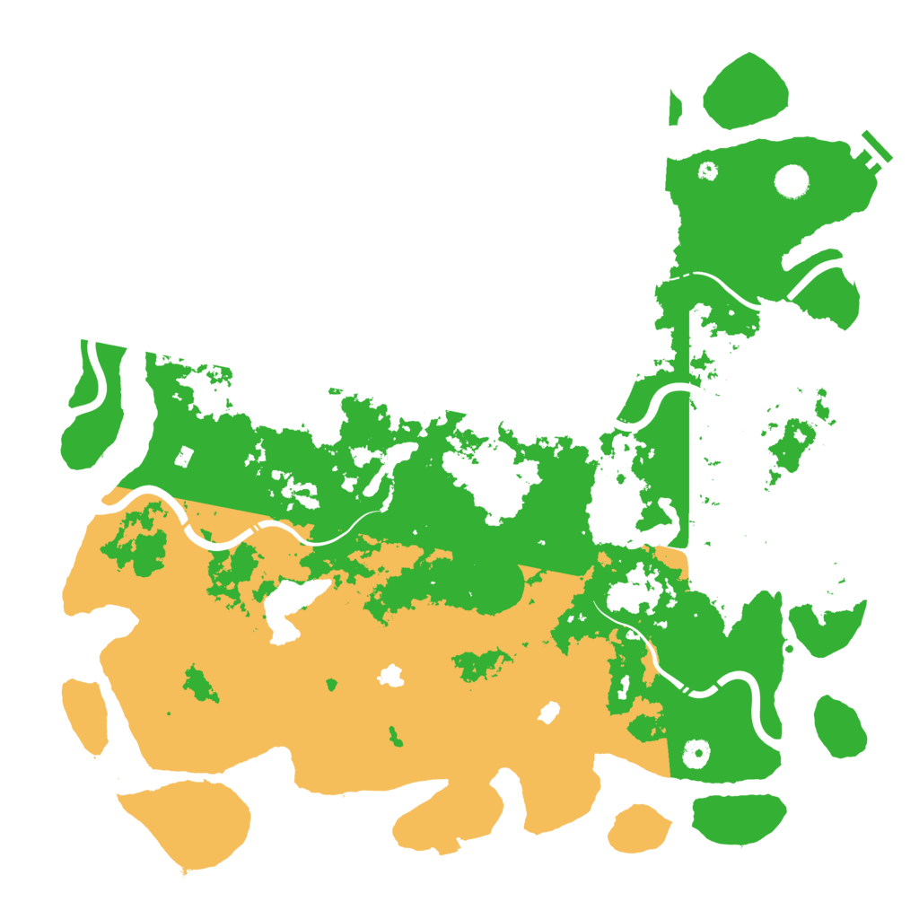 Biome Rust Map: Procedural Map, Size: 4800, Seed: 1106614849